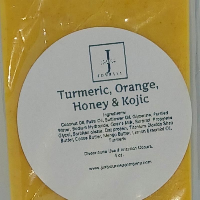 Turmeric, Orange, Honey & Kojic Facial Bar